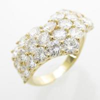 K18YG ダイヤモンドリング