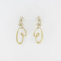 【リメイク】K18YG ハート ダイヤモンドピアス5％引き