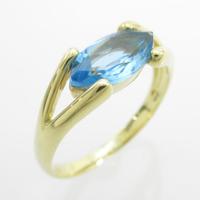 K18YG ブルートパーズリング20％引き