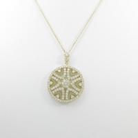 【リメイク】K18YG ダイヤモンドネックレス10％引き