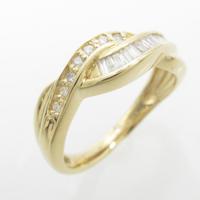 K18YG ダイヤモンドリング10％引き