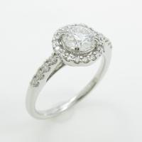【リメイク】プラチナダイヤモンドリング 0．618ct・E・VS1・VERYGOOD5％引き