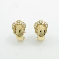 K18YG ダイヤモンドピアス10％引き