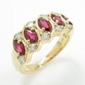 K18YG ルビーリング
