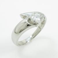プラチナダイヤモンドリング 0．306ct・D・VS1・GOOD