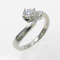 4゜C ダイヤモンドリング 0．239ct・F・VVS2・3EXCELLENT H＆C