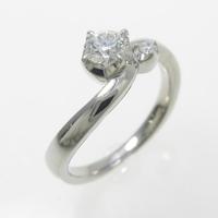 4゜C ダイヤモンドリング 0．239ct・F・VVS2・3EXCELLENT H＆C