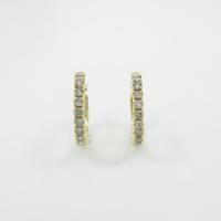 K18YG ダイヤモンドピアス10％引き