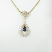 ミキモト サファイヤネックレス