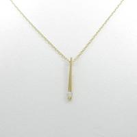 K18YG ダイヤモンドネックレス