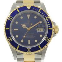 ロレックス 16613． サブマリーナデイト SSxYG 自動巻