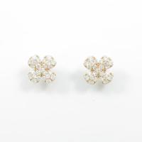 ポンテヴェキオ フラワー ダイヤモンドピアス