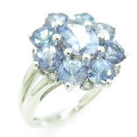 K18WG タンザナイトリング