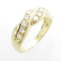 750YG ダイヤモンドリング