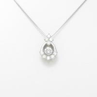 【新品】プラチナダイヤモンドネックレス 0．376ct・F・SI2・VERYGOOD