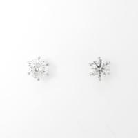 【リメイク】ST／プラチナダイヤモンドピアス 0．301ct・0．311ct・F・SI2・VG
