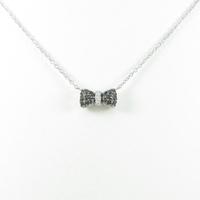 ポンテヴェキオ リボン ダイヤモンドネックレス