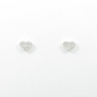 ポンテヴェキオ ハート ダイヤモンドピアス