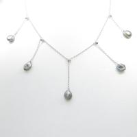 ミキモト 2WAY クロチョウパールネックレス