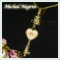 50%off!!Michal Negrin(ミハエルネグリン) ネックレス アンティーク調の鍵モチーフ 15396