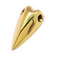 ALEX STREETER(アレックスストリーター) 　LONG HEART PENDANT Bronze ロングハートペンダント　ALP349【トップのみ】