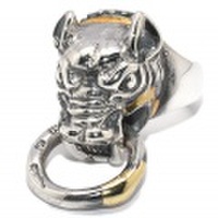 BWL(ビルウォールレザー)Boar w/mouth ring gold overlay R424C ボアーw/マウスリング　ゴールドオーバーレイ