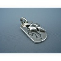 BWL(ビルウォールレザー)　2Cクロスドッグタグ　DT607