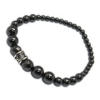 Bizarre(ビザール)　ステップペッドブレスレット（S)ヘマタイト　BBS017HM