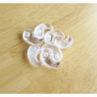 CC6532　【稀少】　ガネーシュヒマール産　ヒマラヤ水晶　勾玉　中サイズ　【アソート】