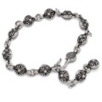 CHROME HEARTS(クロムハーツ)　#1 CROSSBALL BRACELET SML クロスボールスモールブレスレット#1