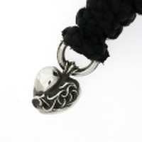 CHROME HEARTS(クロムハーツ)　ハートペンダント【革紐付】　HEART PENDANT　ネックレス