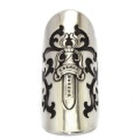 CHROME HEARTS(クロムハーツ)カンノーリ・ダガーリング　CANNOLI Dagger Ring