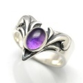 CRAZY PIG DESIGNS(クレイジーピッグ)　　TUDER V SETTING AMETHYST チューダーブイセッティング　#514