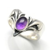 CRAZY PIG DESIGNS(クレイジーピッグ)　　TUDER V SETTING AMETHYST チューダーブイセッティング　#514