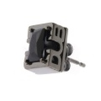 DUB collection(ダブコレクション)Side Emblem Stone rectangle Pierce ハーフピアス 【DUBj-236-1BK】