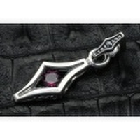 Fuck Around Lewisite(ファックアラウンドルイサイト)　インディビジュアルダイヤグリームペンダント Rガーネット FA-P-0096-RLG