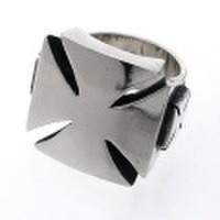 GLAMOUR PUNKS（グラマーパンクス）　IRONCROSS RING /アイアンクロスリング　0801-0106