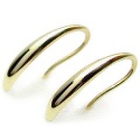 K18　レディフィンガー フック　ピアス