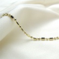 K18イエローゴールド　ショート＆ロングブレスレット　18cm　1.5mm