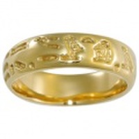 Link Love - Message - K18 自然・愛・幸運Lリング