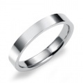 Pt950　フラット・マリッジリング（結婚指輪）3mm (N030O150N1*01)