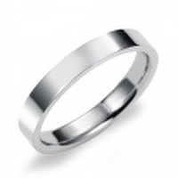 Pt950　フラット・マリッジリング（結婚指輪）3mm (N030O150N1*01)