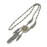ROYAL ORDER(ロイヤルオーダー) NORTHERN STAR CONCHO W/3 FEATHER NECKLACE 【SN518-22-26】