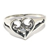 ROYAL ORDER(ロイヤルオーダー) SR223-CZ ROSALIE HEART w/CZ ロザリーハートw/ＣＺ