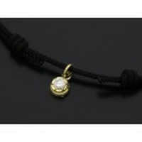 SYMPATHY OF SOUL（シンパシーオブソウル）　Peace Charm - K18Yellow Gold w/Diamond for Cord Bracelet（コードブレスレット専用ピースチャーム - K18イエローゴールド w/ダイヤモンド）