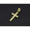 SYMPATHY OF SOUL（シンパシーオブソウル）　Ridge Cross Pendant Small - K18Yellow Gold（リッジクロスペンダント - スモール K18イエローゴールド）