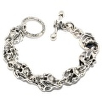 TRAVIS WALKER(トラヴィスワーカー)BRS107 OG SKULL LINKS BRACELET オリジナルスカルリンクブレスレット