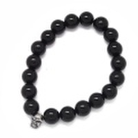 TRAVIS WALKER(トラヴィスワーカー)　Onix Stone Bead Bracelet SBC003/オニキスストーンビーズブレスレット