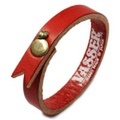 VASSER(バッサー)Casquette Boy Leather Bracelet Red(キャスケットボーイレザーブレスレットレッド)