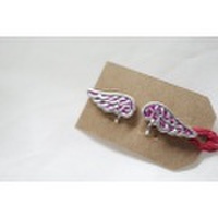 [ピアス]天使の羽イヤリング[ゴールド]